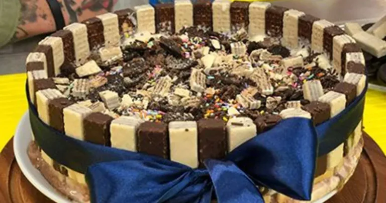 Foto da receita de Torta Gelada de Wafer Crocante