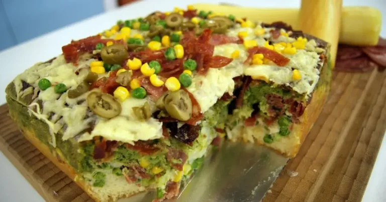 Foto da receita de Torta Preguiça de Salame