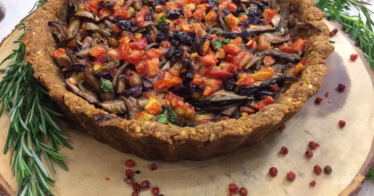 Foto da receita de Torta Salgada de Cogumelos