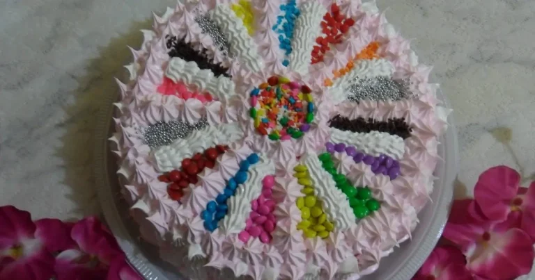 Foto da receita de Bolo Colorido