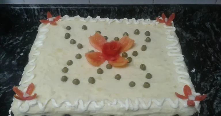 Foto da receita de Bolo Salgado de Pão de Forma