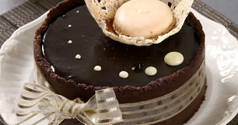 Foto da receita de Cheese Cake de Chocolate Com Vinho