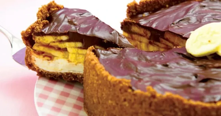 Foto da receita de Cheesecake de chocolate e banana