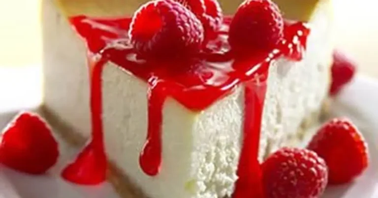 Foto da receita de cheesecake de franboesa