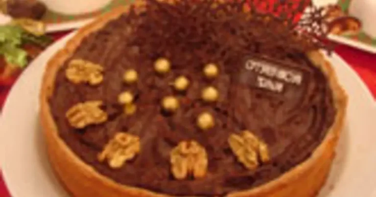 Foto da receita de Crostata de nozes natalina