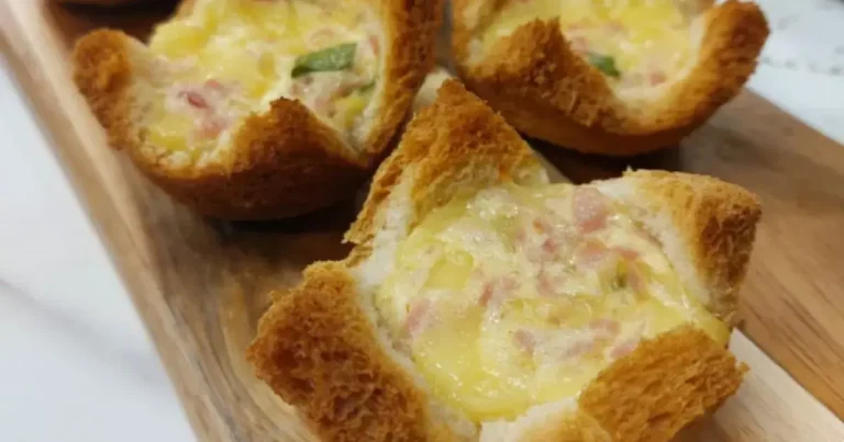 Foto da receita de Mini torta de pão de forma