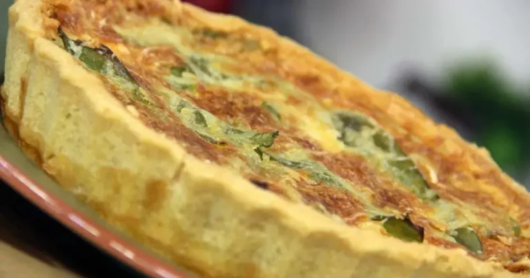 Foto da receita de Quiche de ervilha torta