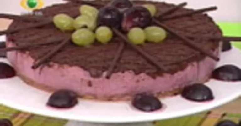 Foto da receita de Torta Aveludada de Uva