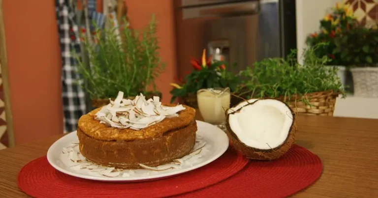 Foto da receita de Torta Cremosa de Coco