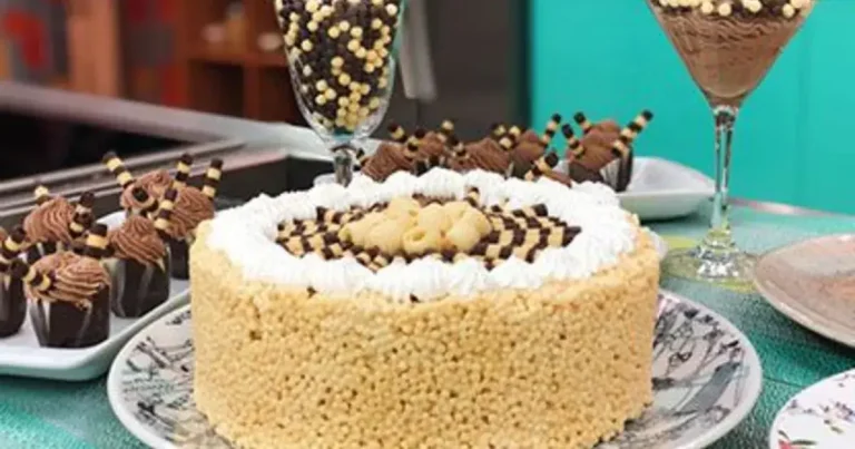 Foto da receita de Torta Crocante com Mousse