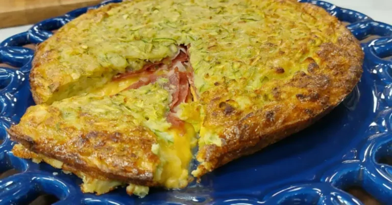 Foto da receita de Torta de abobrinha recheada