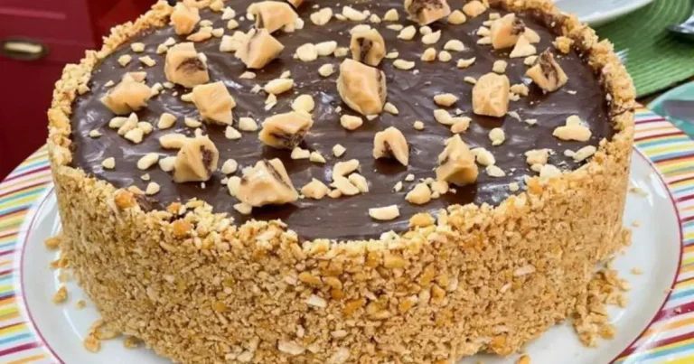 Foto da receita de Torta de Brigadeiro Toffee