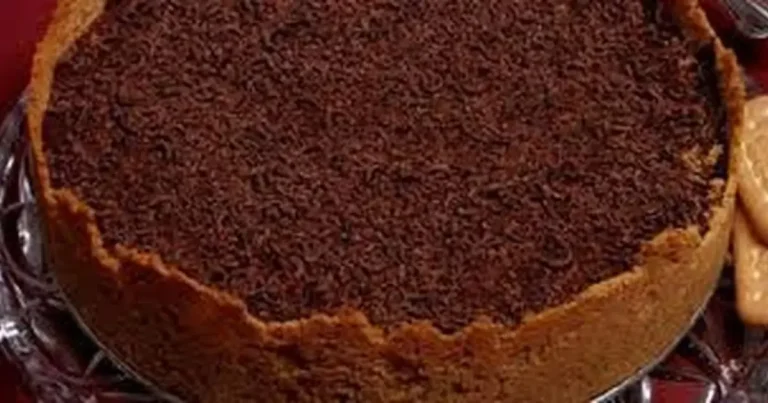 Foto da receita de torta de chocolate meio amargo