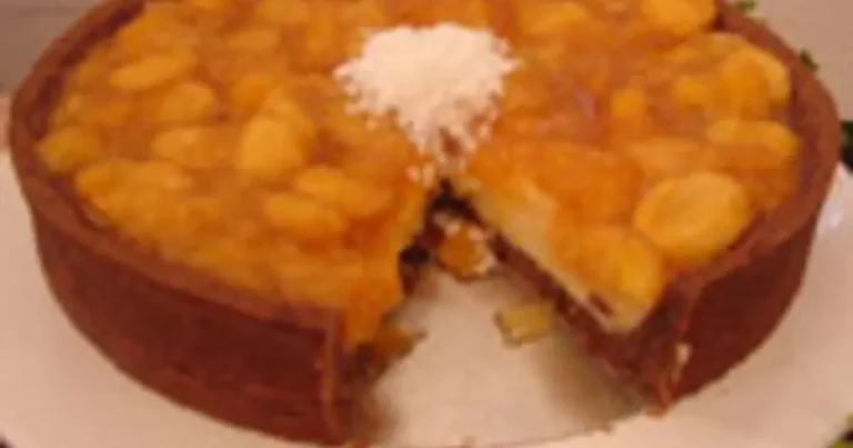 Foto da receita de Torta de coco com banana