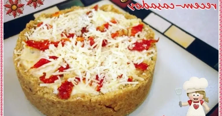 Foto da receita de Torta de Cream Cheese e Tomate Seco