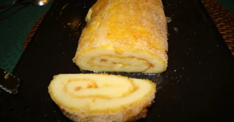 Foto da receita de torta de laranja