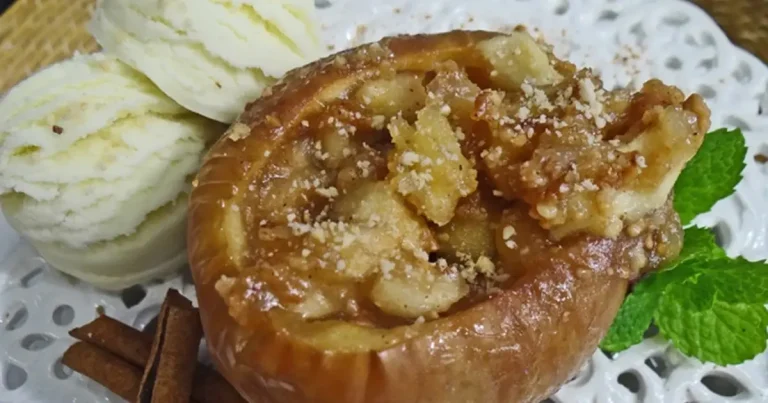 Foto da receita de Torta de Maçã na Maçã