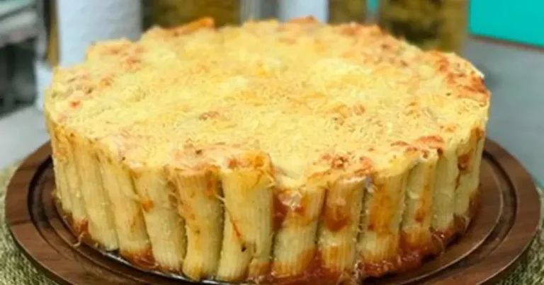 Foto da receita de Torta de Macarrão Cremosa