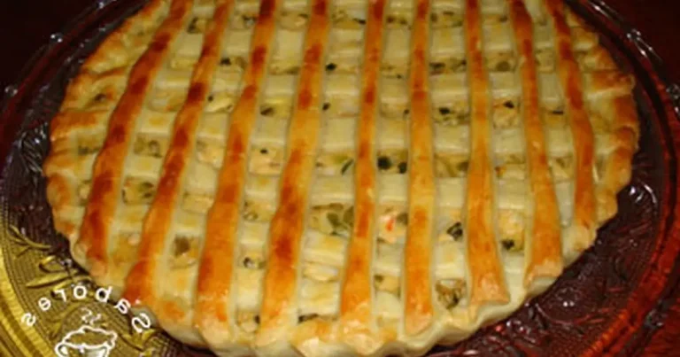 Foto da receita de Torta de palmito com massa de iogurte