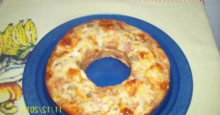 Foto da receita de torta de pão dormido