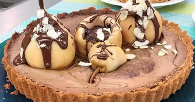 Foto da receita de Torta de Peras com Chocolate