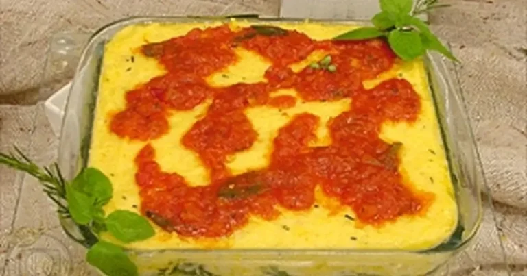 Foto da receita de Torta de Polenta com Espinafre