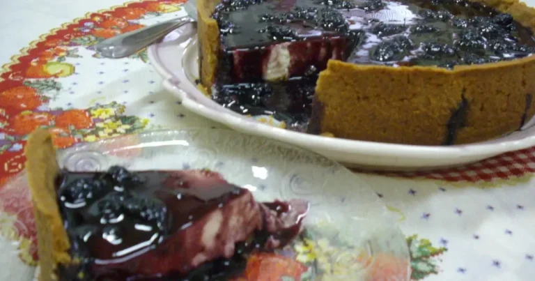 Foto da receita de Torta de Ricota com Amoras