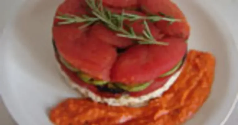 Foto da receita de Torta de ricota com legumes assados