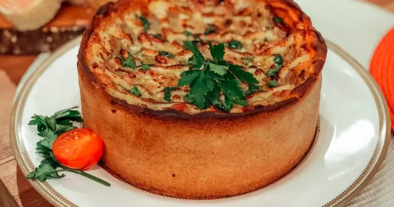 Foto da receita de Torta Foccacia com Requeijão Cremoso e Carne-Seca
