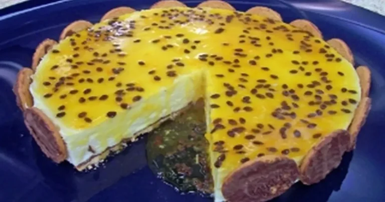 Foto da receita de Torta Holandesa de Maracujá