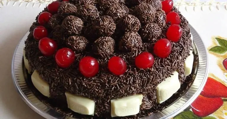 Foto da receita de torta rápida de chocolate