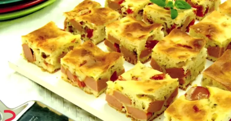 Foto da receita de Torta rápida de salsicha