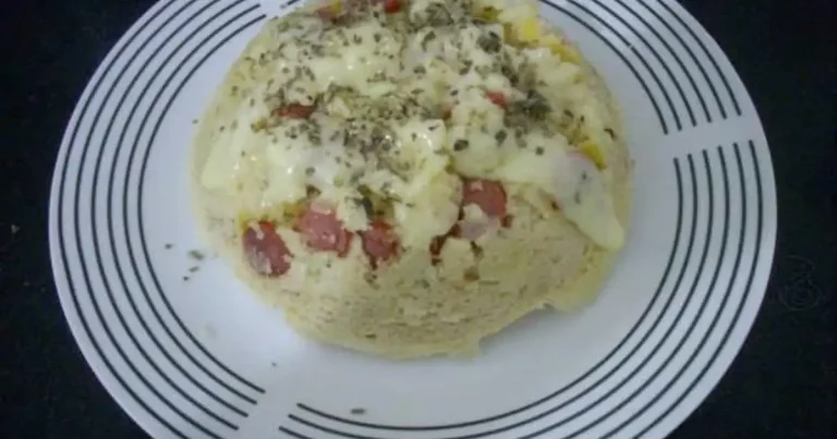 Torta salgada de 3 minutos