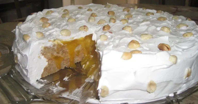 Foto da receita de TORTA SUSPIRO DE AMENDOIM