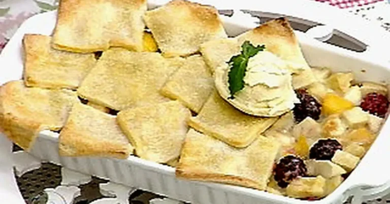 Foto da receita de Torta Trançada de Frutas