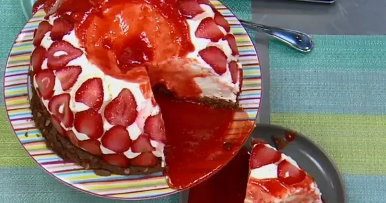 Foto da receita de Vulcão gelado de morango