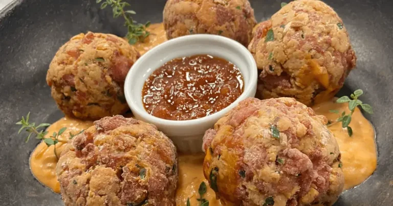 Foto da receita de Almôndega suína ao molho rosé