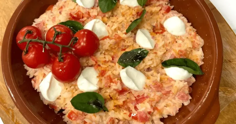 Foto da receita de Arroz Caprese