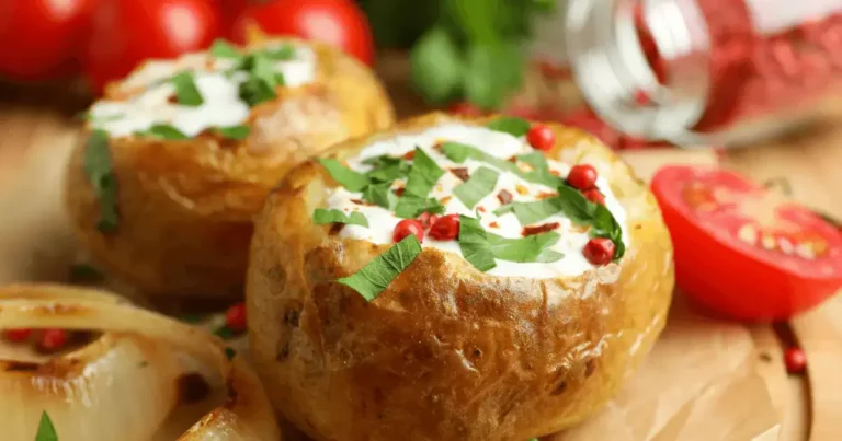 Foto da receita de Baked potato de frango com cheddar