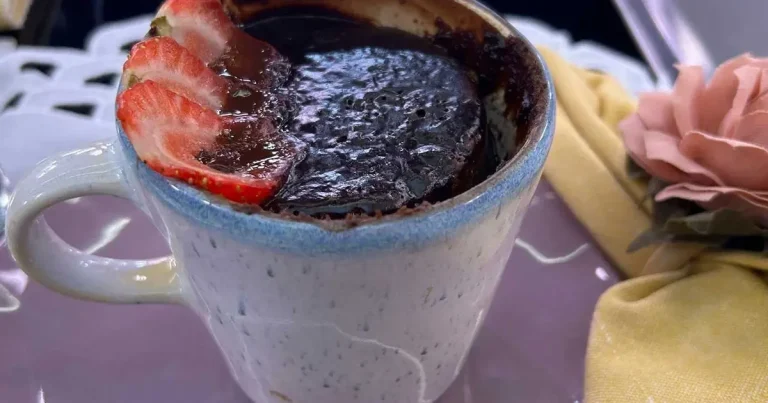 Foto da receita de Bolo de chocolate de caneca