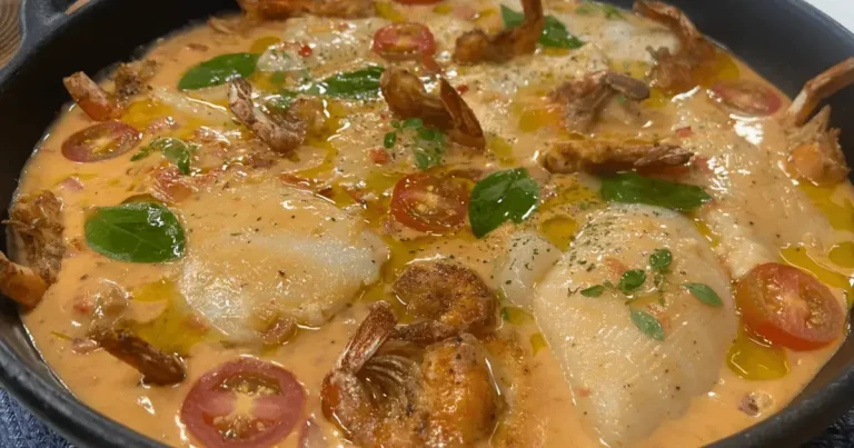 Foto da receita de Cação ao molho picante com camarão
