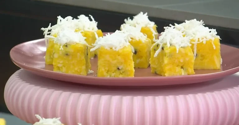 Foto da receita de Cocada de cuscuz com maracujá