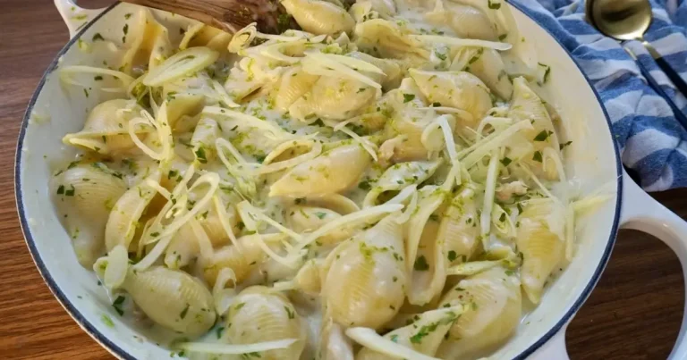 Foto da receita de Conchiglione com bacalhau