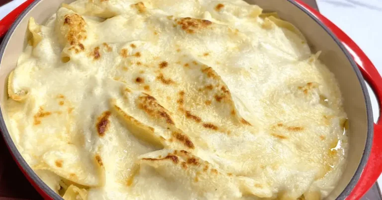 Foto da receita de Conchiglione recheado de queijos
