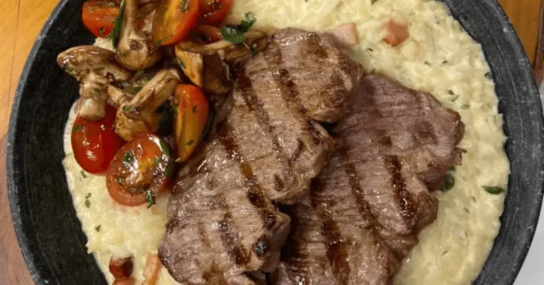 Foto da receita de Contrafilé com arroz cremoso