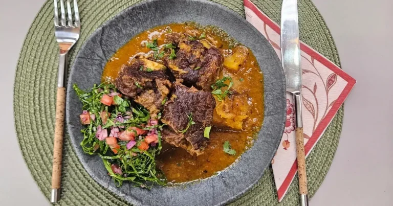 Foto da receita de Costela com creme de aipim