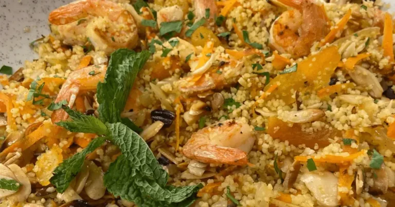 Foto da receita de Cuscuz marroquino com camarão
