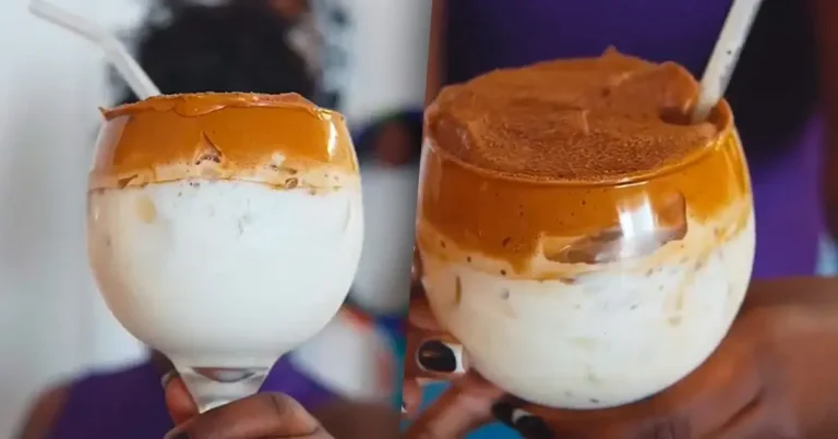 Foto da receita de Dalgona coffee