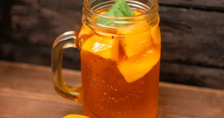 Foto da receita de Drink de laranja e manga