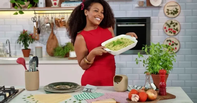 Foto da receita de Espaguete ao pesto